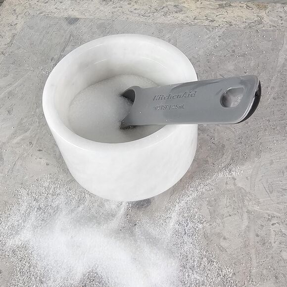 Marble Salt Cellar, Pinch Bowl, Kitchen Pinch Pot, Salt & Pepper Cellars, New - Picture 6 of 10